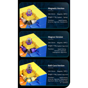 Verseny Rubik Kocka Moyu 3x3x3 Ball Core - SUPER RS3M
