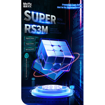 Super RS3M Mágneses Rubik Kocka MoYu 2023