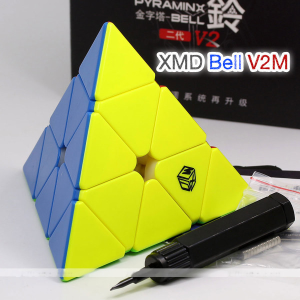 Verseny Rubik Kocka QiYi-Xman cube Magnetic Pyraminx - Bell v2 M