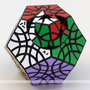 Verseny Rubik Kocka AJ Red cotton Curvy Dino cube Megaminx dodecahedron