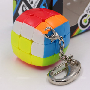 Verseny Rubik Kocka FanXin Buns keychain 3x3x3 cube (3.6cm)