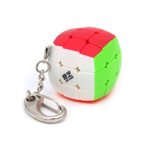 Verseny Rubik Kocka QiYi mini Keychains 3x3x3 cube - small steamed bun