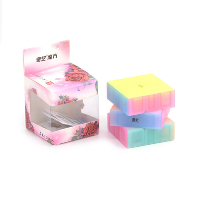 Verseny Rubik Kocka QiYi cube transparent Jelly colour series of Square1