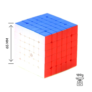 Verseny Rubik Kocka QiYi-Xman 6x6x6 magnetic cube - Shadow M